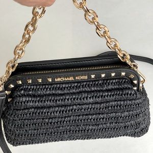 Micheal Kors Livia Small Cloud Clutch Bag